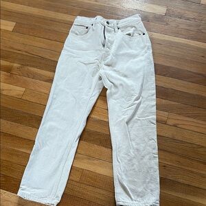 White Corduroy Pants